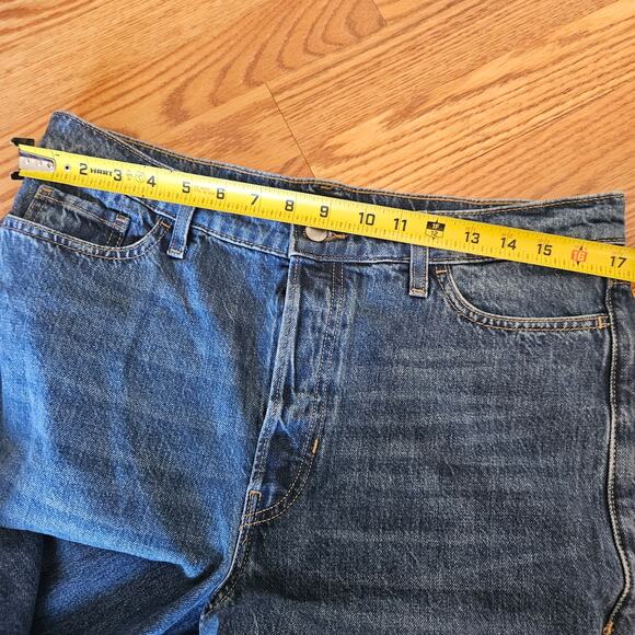 Banana Republic Premium Denim Mid Rise Loose Stove Pipe Jeans Size 30 - Picture 7 of 8